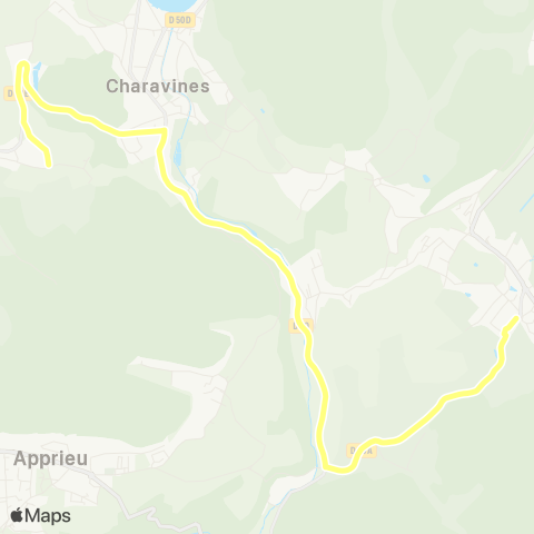 Transports du Pays Voironnais Charavines Montfollet - Chirens Collège map