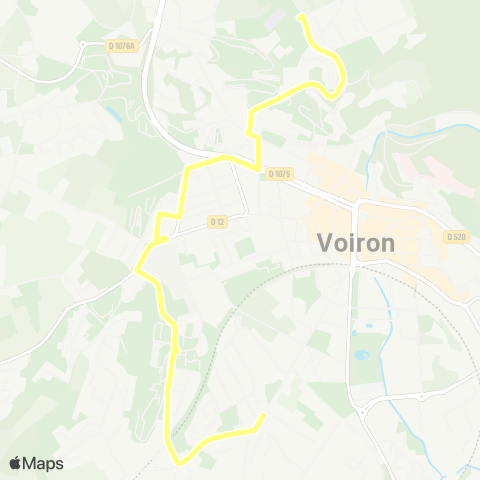 Transports du Pays Voironnais Voiron Lavoir Criel - la Garenne map