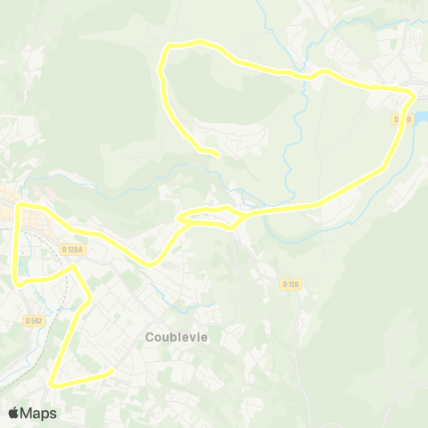 Transports du Pays Voironnais Crossey Tolvon - Coublevie Plan Menu map