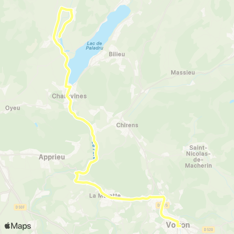 Transports du Pays Voironnais Charavines Office de tourisme - Voiron map