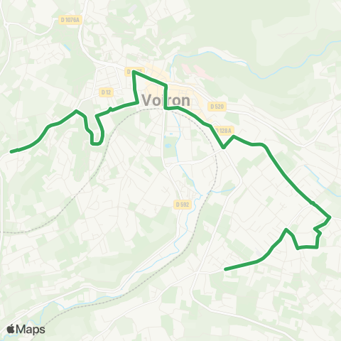 Transports du Pays Voironnais Parvis - Coublevie map