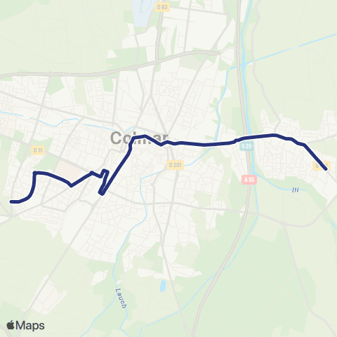 TRACE Vienne - Essor de l'Ill map