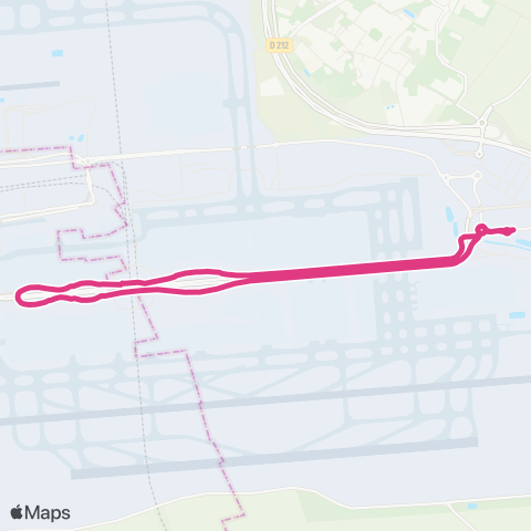 Île-de-France Mobilités Terminal 2 F <> Terminal 2 F map
