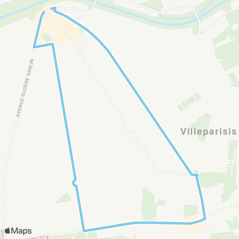 Île-de-France Mobilités Pl. Jacques Chirac / Gare <> Pl. Jacques Chirac / Gare map