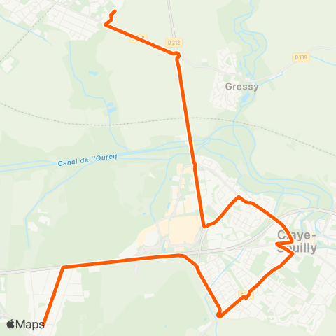 Île-de-France Mobilités Collège Langevin / Lycée Balzac <> Bois Fleuri-Plle Rn3 map