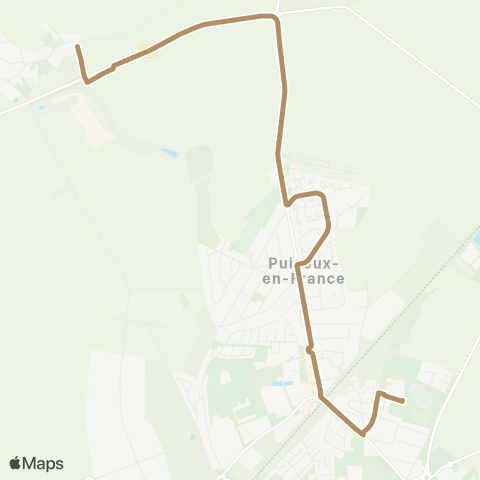 Île-de-France Mobilités Collège André Malraux <> Ferme du Temple map