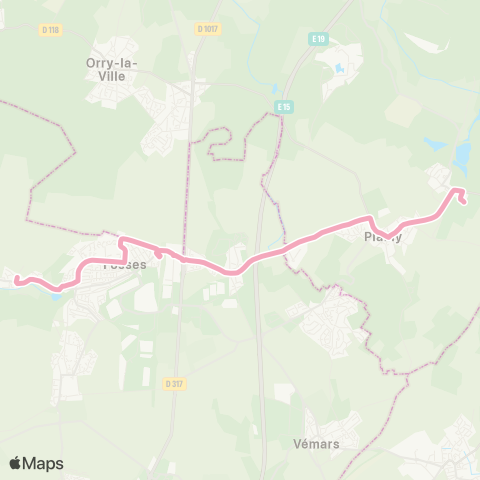 Île-de-France Mobilités Institut St-Dominique <> Mairie Annexe map