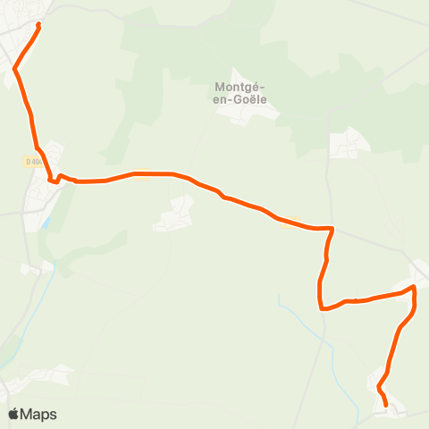 Île-de-France Mobilités Collège Georges Brassens <> Centre map