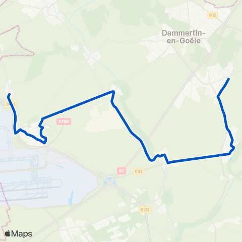 Île-de-France Mobilités Collège Georges Brassens <> Mairie map