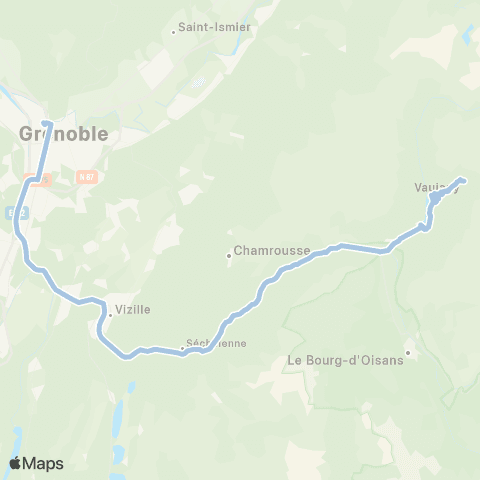 Transaltitude Transaltitude Vaujany map