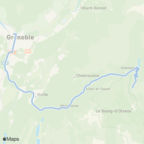 Transaltitude Transaltitude Villard Reculas map