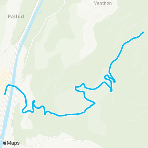 TRA Mobilité Albertville - Venthon map