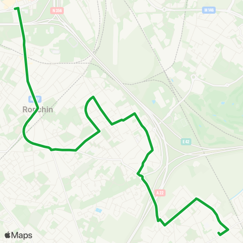 Ilévia Lesquin Verdun / Lille Porte de Douai map