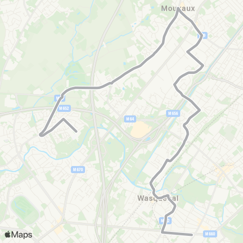 Ilévia Scolaires Ligne Scolaire 906 map