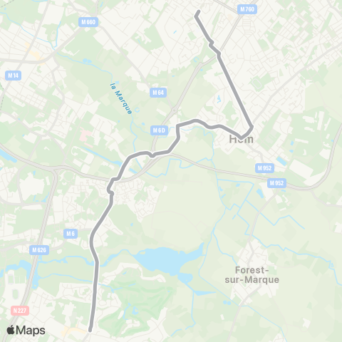 Ilévia Scolaires Ligne Scolaire 911 map