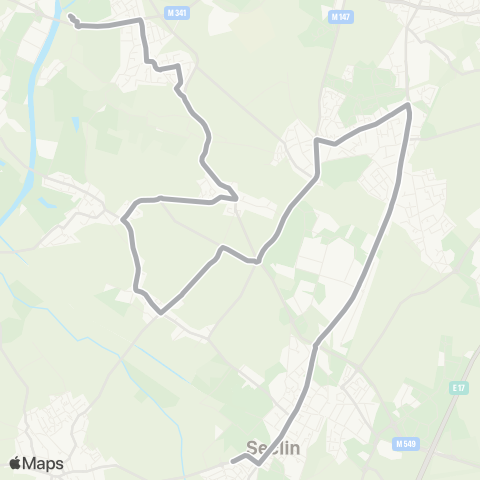 Ilévia Scolaires Seclin Apolda / Lycée Beaupré Canteraine map