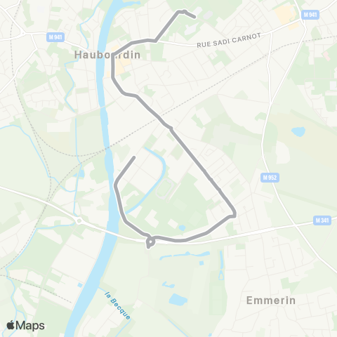 Ilévia Scolaires Ligne Scolaire 913 map