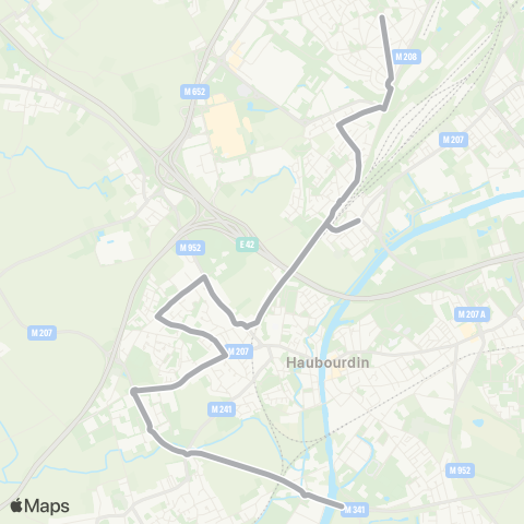 Ilévia Scolaires Ligne Scolaire 915 map