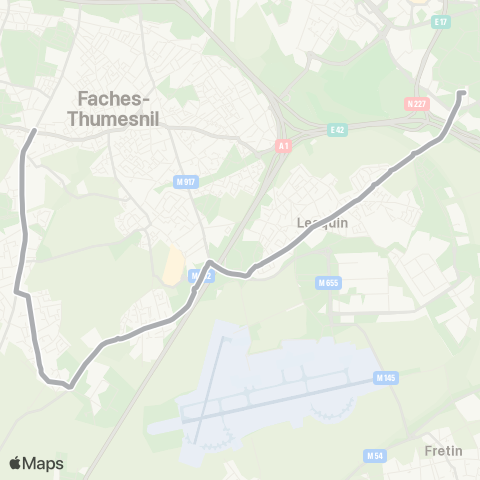 Ilévia Scolaires Ligne Scolaire 921 map