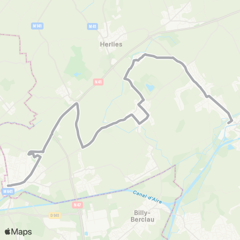 Ilévia Scolaires Ligne Scolaire 932 map