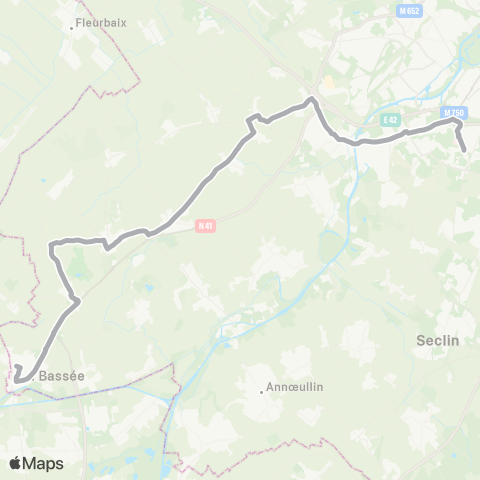 Ilévia Scolaires Ligne Scolaire 934 map