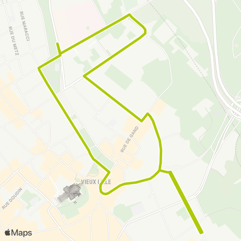 Ilévia Gare Lille Flandres / Gare Lille Flandres map