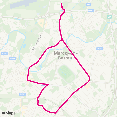 Ilévia Citadine Marcq Pavé Stratégique / Pavé Stratégique map