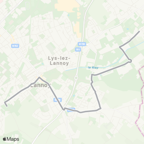 Ilévia Scolaires Hem Blanchisserie / Leers Collège Daudet map