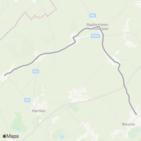 Ilévia Résa Aubers - Wavrin map