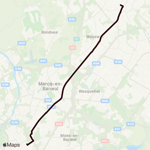 Ilévia Bus Relais Tram map