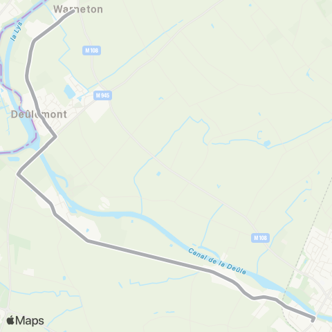 Ilévia Scolaires Ligne Scolaire 975 map