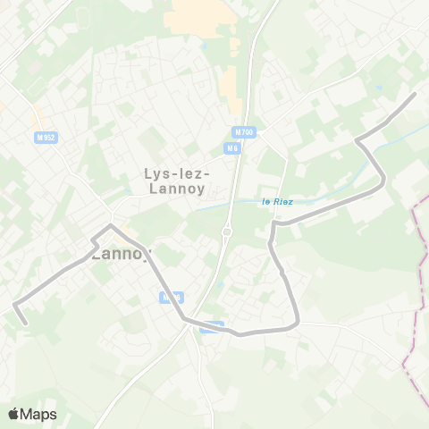 Ilévia Hem Blanchisserie - Leers Collège Daudet map
