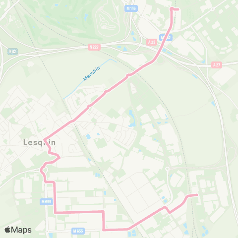 Ilévia Villeneuve d'Ascq 4 Cantons - Crt 4 map