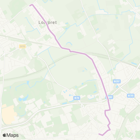 Ilévia Lomme Mitterie - Fort de Lompret map