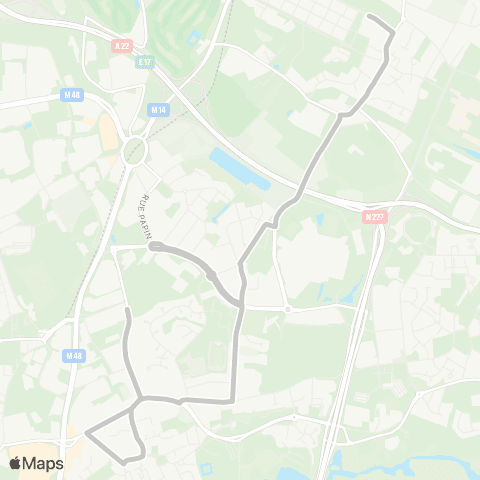 Ilévia Villeneuve d'Ascq Chappe - Collège Molière map