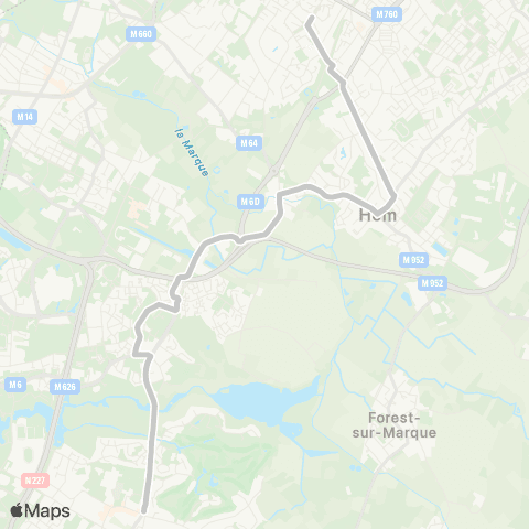 Ilévia Hem St-Paul - Ensemble Scolaire St Adrien map