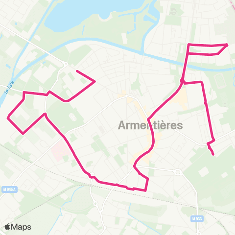 Ilévia Citadine Armentières Résistants - Gustave Dron map