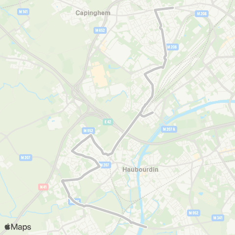 Ilévia Lomme Maison des Enfants - Lycée Beaupré map
