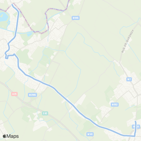 Ilévia Lomme Saint Philibert - Ouest Mel map