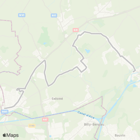 Ilévia Wicres-Marquillies - Ets de la Bassée map