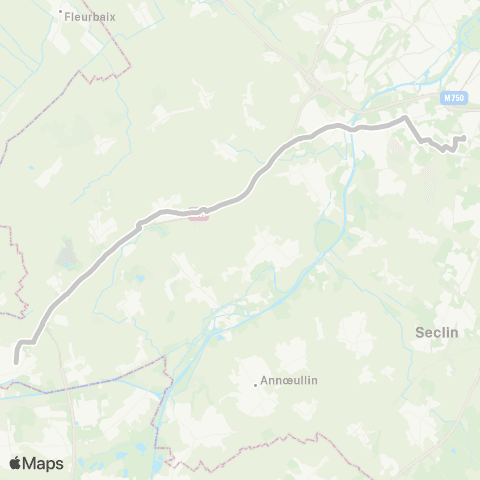 Ilévia CHU Eurasanté - la Bassée Lp Boilly map