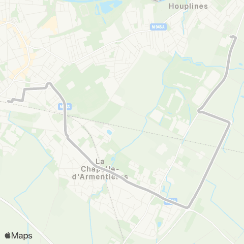Ilévia Armentières Gare - Wez Macquart - Salengro map