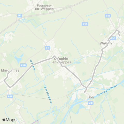 Ilévia Marquilllies-Sainghin-Don - Collège Wavrin map