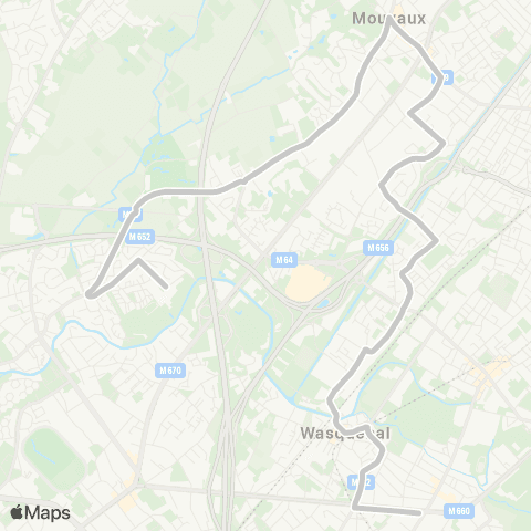 Ilévia Villeneuve d'Ascq le Sart - Marcq Institution map