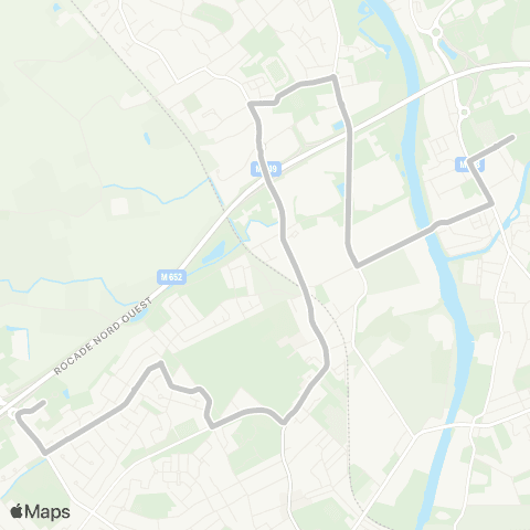 Ilévia Saint André Messines - Collège Debeyre map