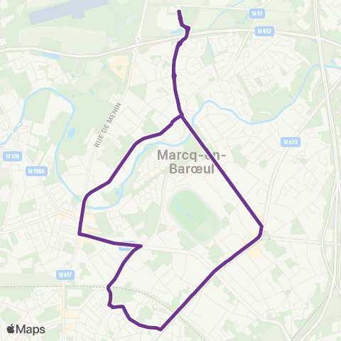 Ilévia Marcq Pavé Stratégique - Pavé Stratégique map