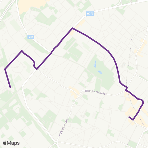 Ilévia Tourcoing Clinquet - Tourcoing Centre map
