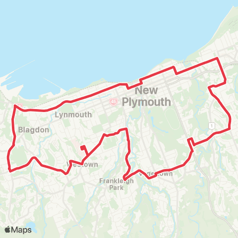 Taranaki Regional Council Saturday Orbiter Clockwise map