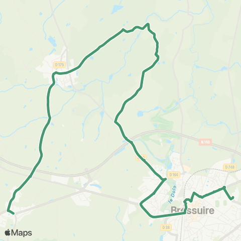 Tréma Bressuire Rhéas - Bressuire Collège Supervielle map