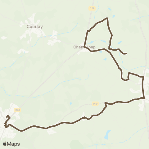 Tréma Scolaire Moncoutant / Chanteloup / Moncoutant map